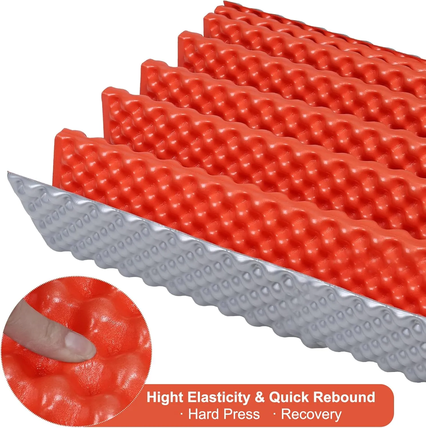 PATIKIL Closed Cell Foam Sleeping Pad Insulated R-Value 2.1 Foldable Sleeping Pad Lightweight Sleeping Mat for Camping Backpacking Hiking Outdoor