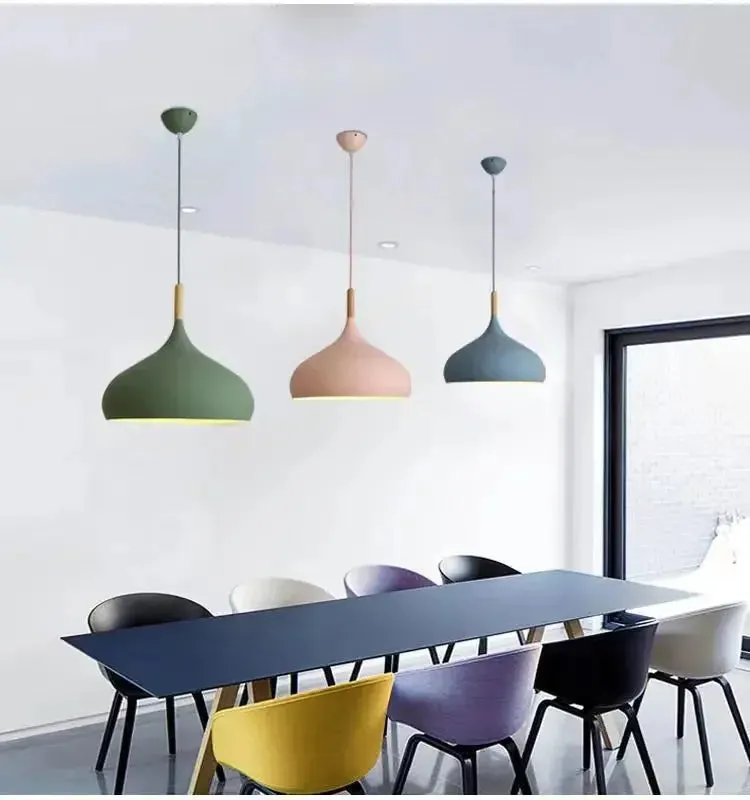 Pendant Light – Nordic Wooden Accent for Modern Interiors