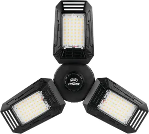 Performance Tool W2284 - Energy Efficient 6500  Lumen LED Ceiling Light for Standard E26 Sockets, Instant On, Dimmable for Indoor Use