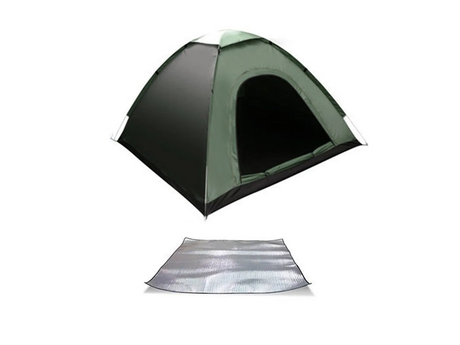 Person Pop-Up Tent 1-2 Wi-Fi-enabled Picnic Easy-to-install Travel Tent Green Tent Hiking Camping for