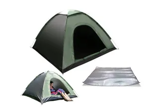 Person Pop-Up Tent 1-2 Wi-Fi-enabled Picnic Easy-to-install Travel Tent Green Tent Hiking Camping for