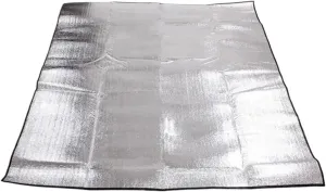 Picnic Blanket Thermal Camping Mat Light Tent Footprint Waterproof Picnic Beach Pad Insulation Foam Mat Outdoor Picnic Mat (Silver 200x300cm)