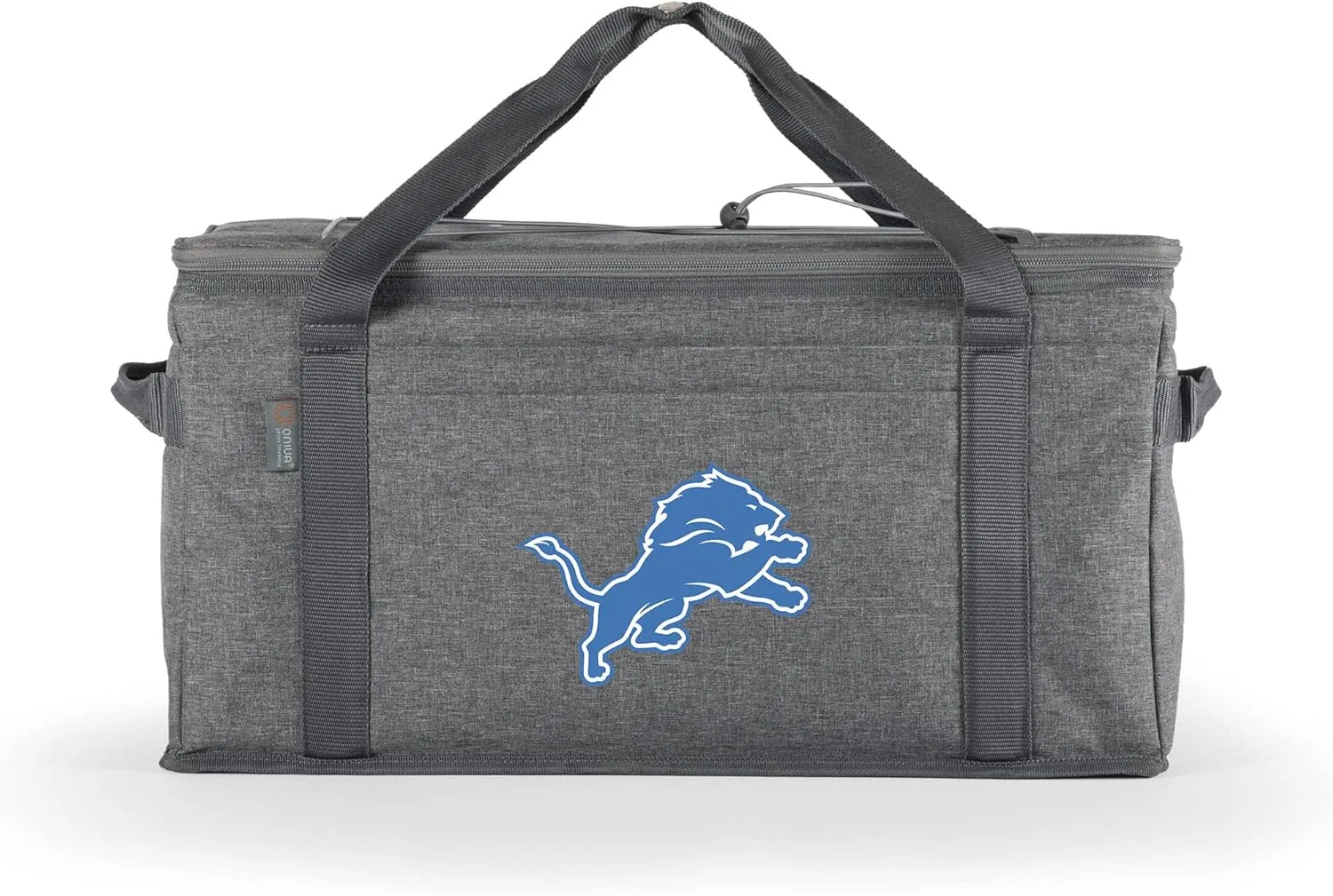 PICNIC TIME NFL 64 Can Collapsible Cooler, Large Insulated Soft Cooler Bag, Portable Beach Cooler with Shoulder Strap, (Heathered Gray)