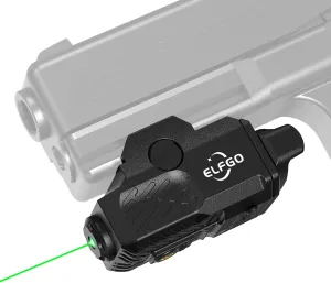 Pistol Laser Combo, 650 Lumens Tactical Flashlight Beam Combo, Magnetic Rechargeable, 3 in 1 Strobe Laser Sight Weapon Light for Guns with Picatinny Rail