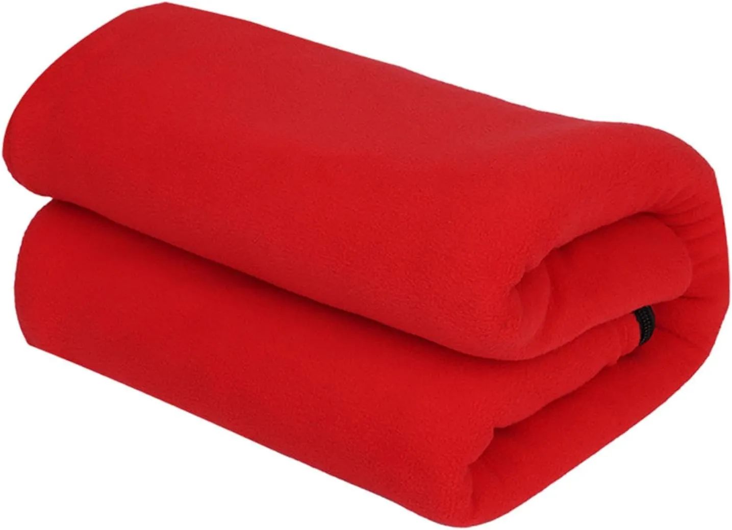 Polar Fleece Sleeping Bag Liner Camping Blanket Sleeping Sheet Zipper Single Sleeping Bag for Hiking Mountaineering Trekking