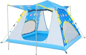 Pop Up Beach Tent Sun Shelter Easy Set Up Waterproof Beach Shelters Tent Lightweight Portable Instant Camping Tent for Hiking Backyard