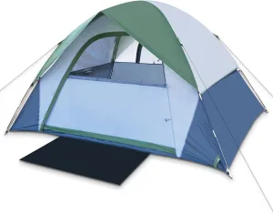 Pop Up Camping Tent 2/4 Person- Waterproof, Lightweight Outdoor Tent with Rain Fly and Carrying Bag - Instant Setup for Hiking, Backpacking, Beach, and Outdoor Adventures