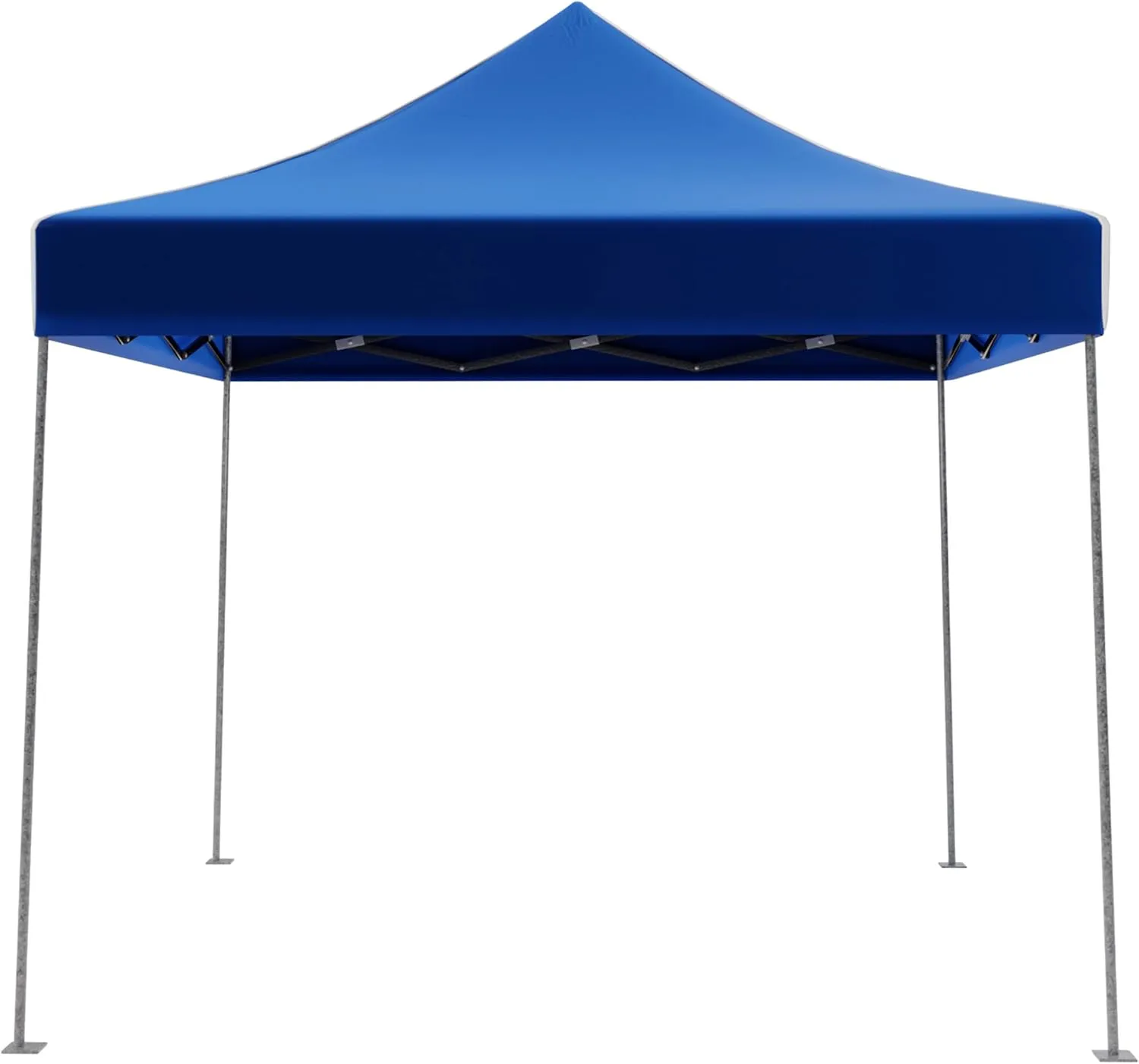 Pop-Up Canopy Set - Set of 2 Water-Resistant Outdoor Party Tents with Instant Set-Up and Portable Carry Bag - 10x10 Sun Shelter by Stalwart (Blue)