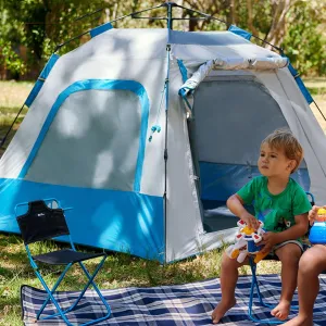Pop Up Instant TentsFamily Camping TentCamping Tent 3-4 Person Waterproof Automatic Tents for Camping Outdoor Backyard