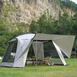 Pop Up Tent for 5-8 Person Instant Camping Tent with Double Door Lightweight Family Dome Tent with Carrying Bag for Outdoor Family Camping Hiking