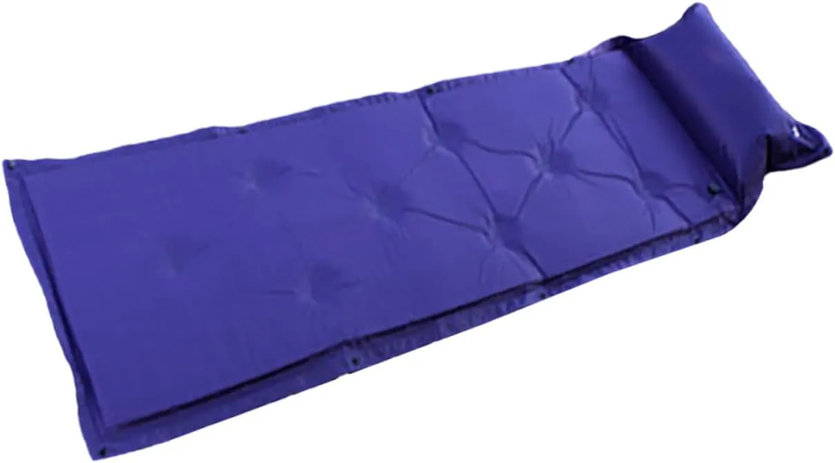 POPETPOP Foldable Camping Sleeping Mat Portable Inflatable Bed Travel Sleeping Pad