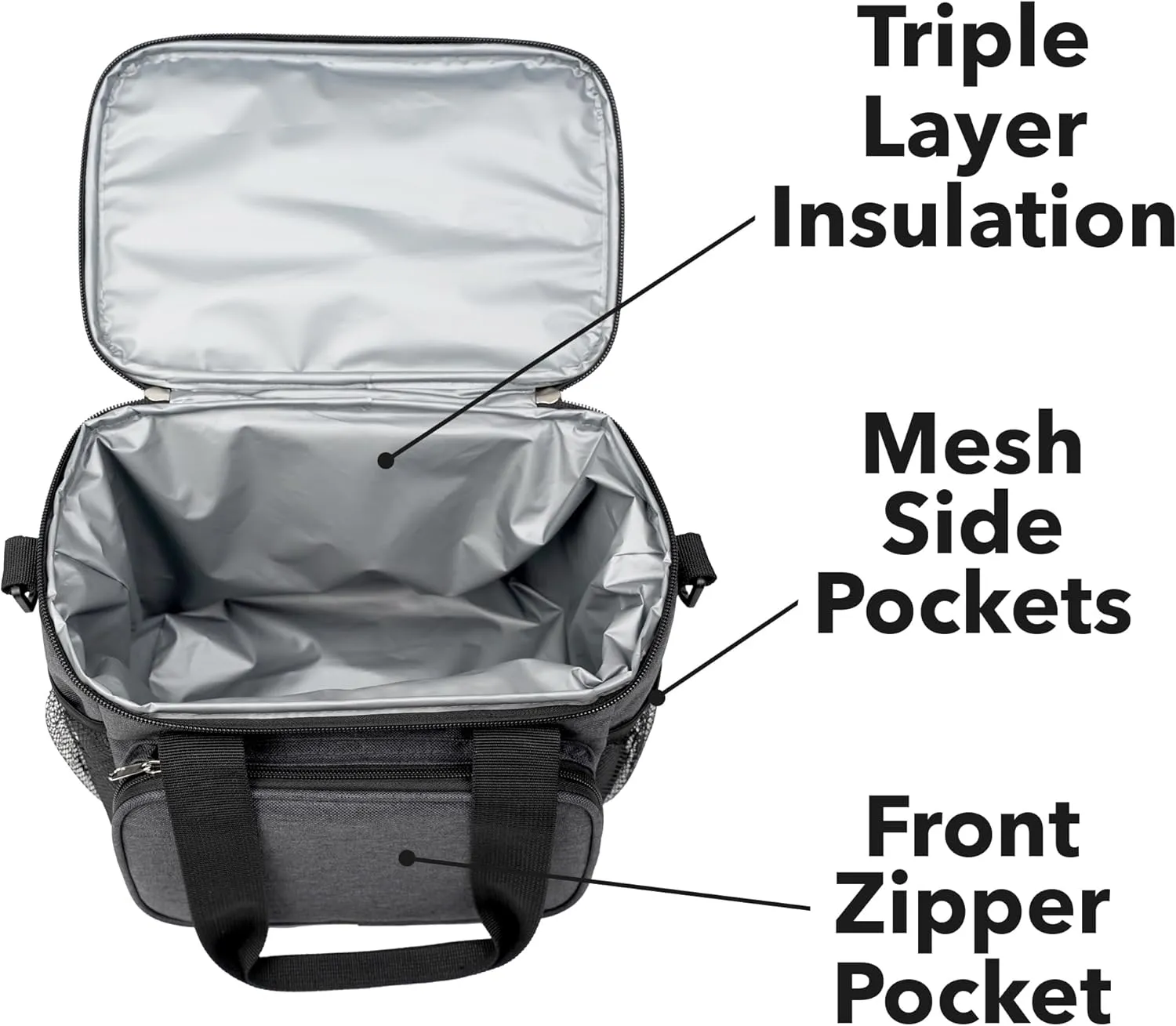 Popfunk Game of Thrones Lanister Sigil Soft Insulated Cooler Bag, Large Lunch Bag, Lightweight, Thermal and Reusable for Office, Picnic, Beach