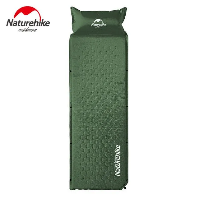 Portable Bed NatureHike NH15Q002-D Foldable Mattress Priority access Mat with Self-Inflating Pad Sleeping Person Camping Pillow Flash offer Single