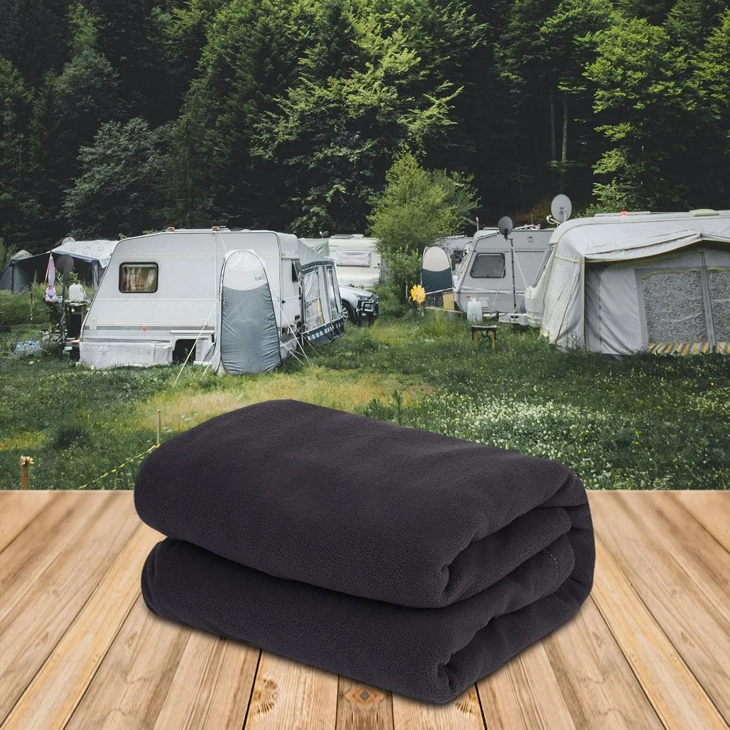 Portable Camping Blanket with Sleeping Bag Liner for Outdoor Adventures