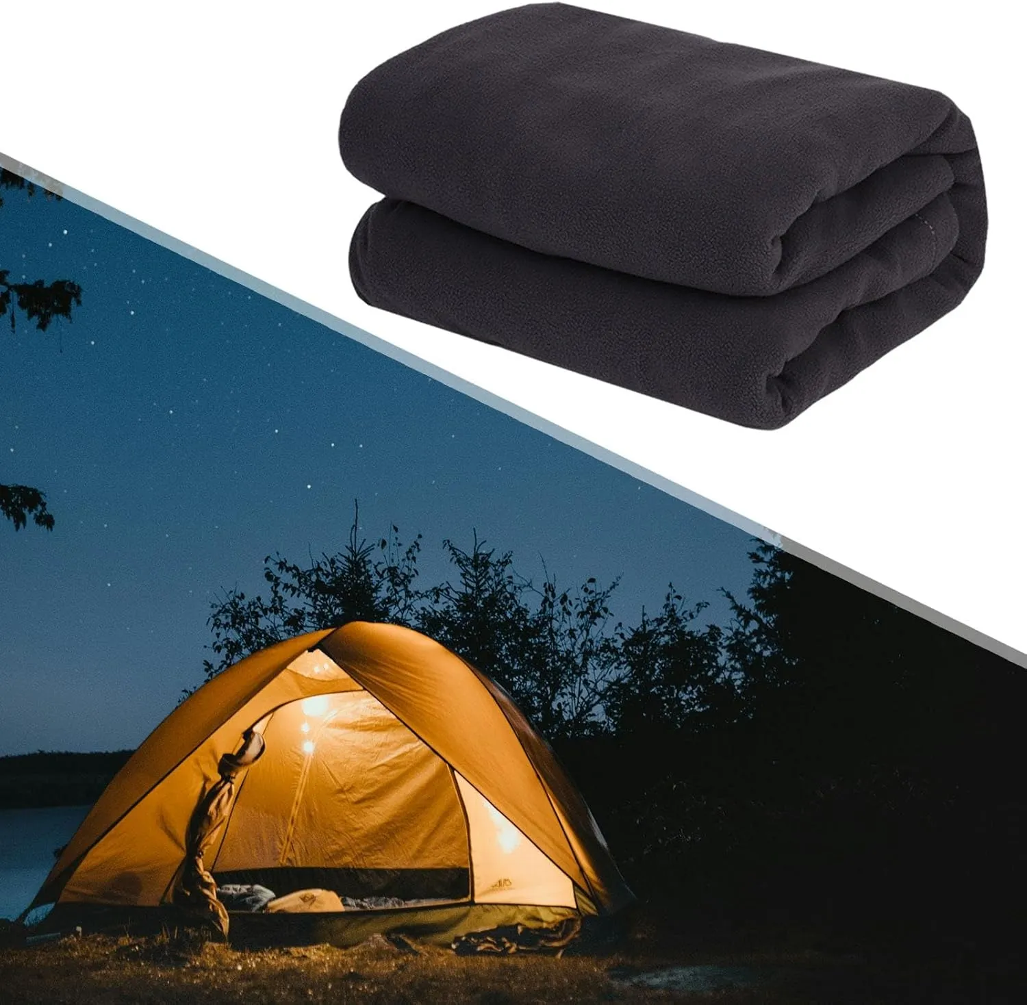 Portable Camping Blanket with Sleeping Bag Liner for Outdoor Adventures
