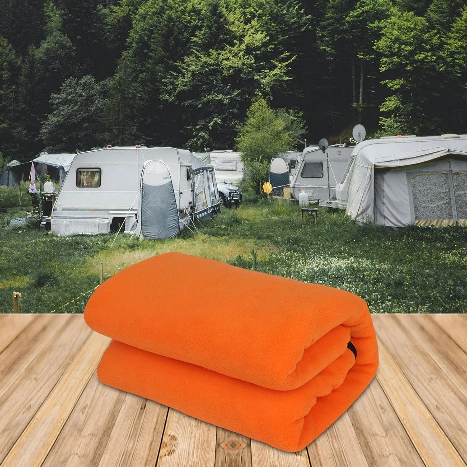 Portable Camping Blanket with Sleeping Bag Liner for Outdoor Adventures