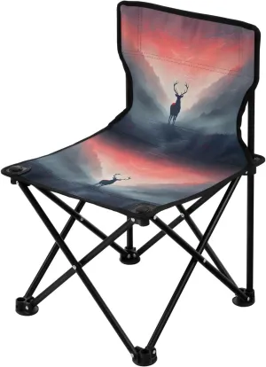 Portable Camping Folding Chairs Foldable Chair Small Deer Elk 2 Lightweight Backpacking Outdoor Outside Fishing