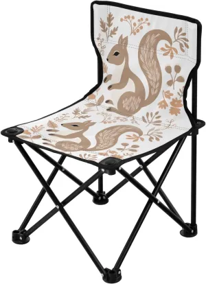 Portable Camping Folding Chairs Foldable Chair Small Squirrel 1 Lightweight Backpacking Outdoor Outside Fishing