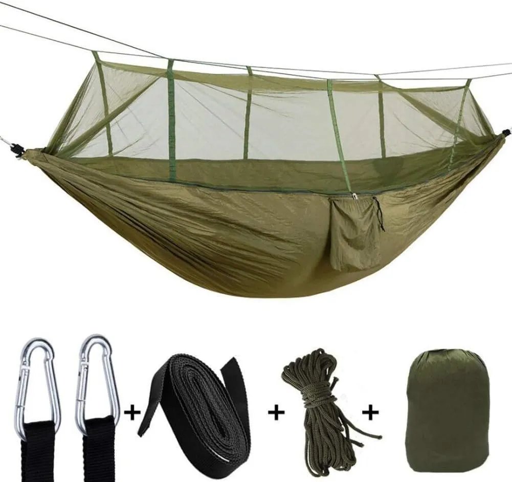 Portable Camping Hammock with Mosquito Net by Sirius Survival