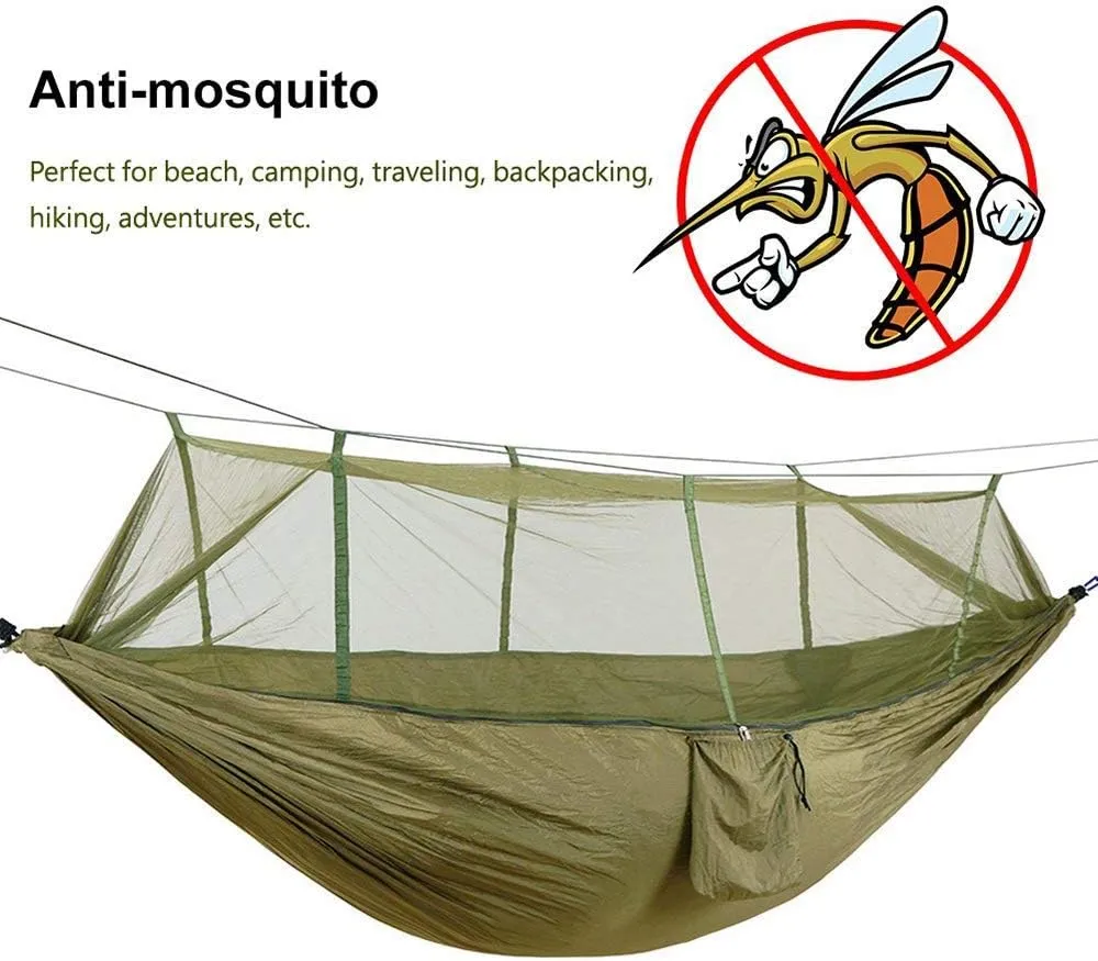 Portable Camping Hammock with Mosquito Net by Sirius Survival