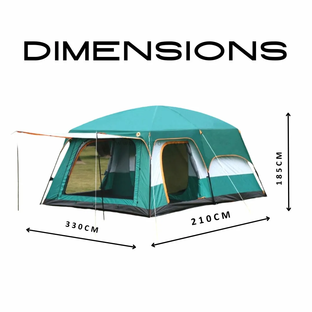Portable Camping Tent Size 330*210*185 Cm