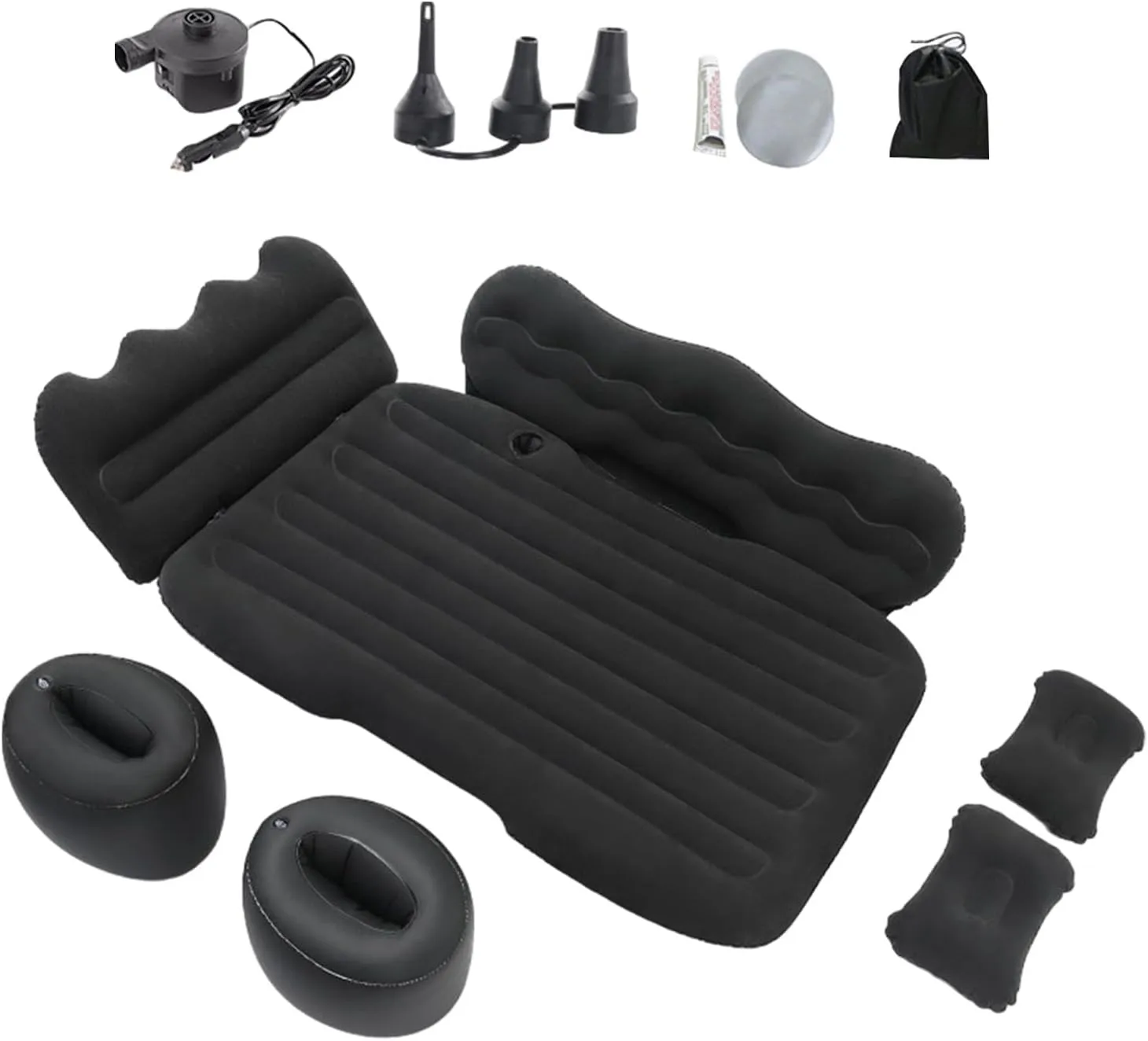 Portable Car Sleeping Pad with Electric Inflation Pump for Outdoor