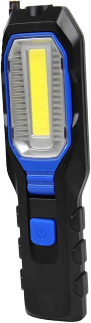 Portable Cob LED Work Lamp with Magnetic Flashlight Battery Powered Inspection for Emergency Use Lightweight and Compact Beam Random Color No Battery Random Color