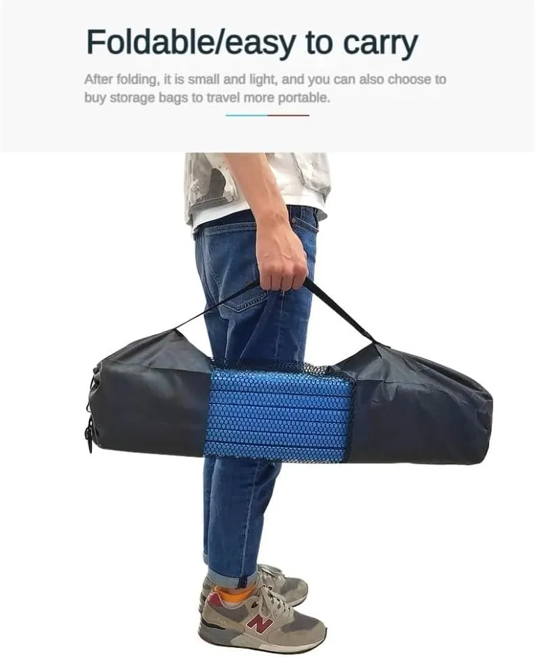 Portable Foam Sleeping Pad for Camping & Hiking, Lightweight, Soft & Compact Cushion
