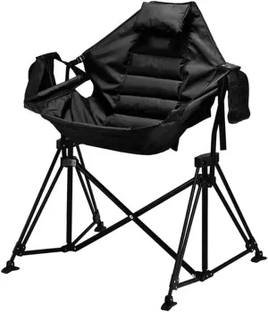 Portable Hammock Camping Chair, Folding Swinging Chair with Comfortable Headrest, Triangular Fixed Structure with Carrying Bag, Supports Up to 500 Lbs, for Camping, Tailgates, Beach