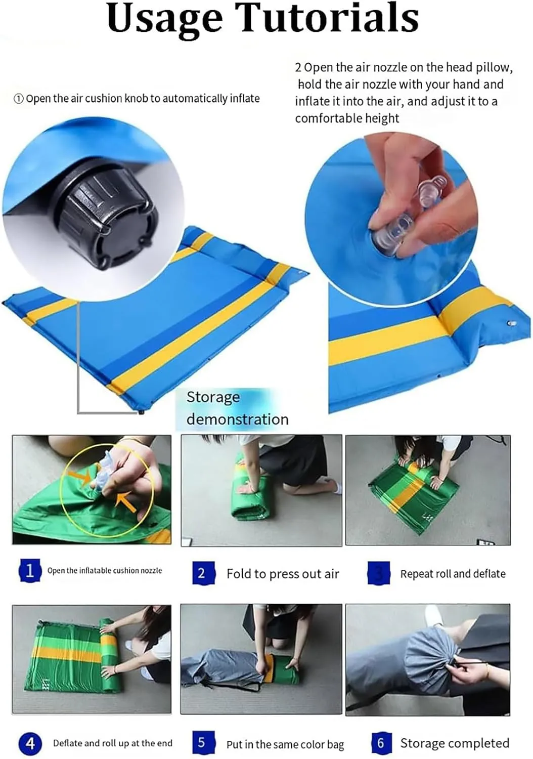 Portable Inflatable Car Mattress for Chevrolet Statesman Veritas Rezzo Equinox G2X Trailblazer,Inflatable Camping Air Mattress with 2 Pillows,Folding Air Bed Cushion,C