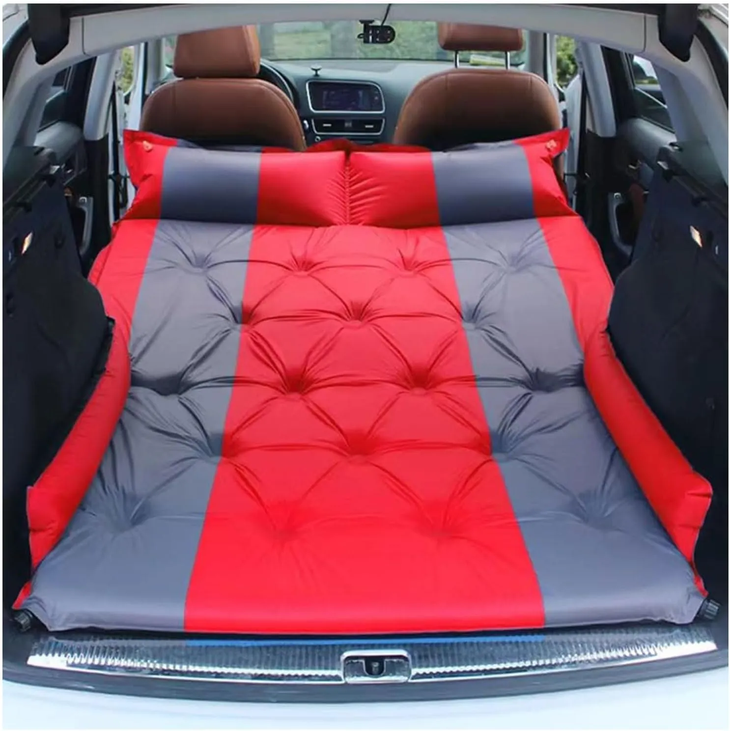 Portable Inflatable Car Mattress for Chevrolet Statesman Veritas Rezzo Equinox G2X Trailblazer,Inflatable Camping Air Mattress with 2 Pillows,Folding Air Bed Cushion,C