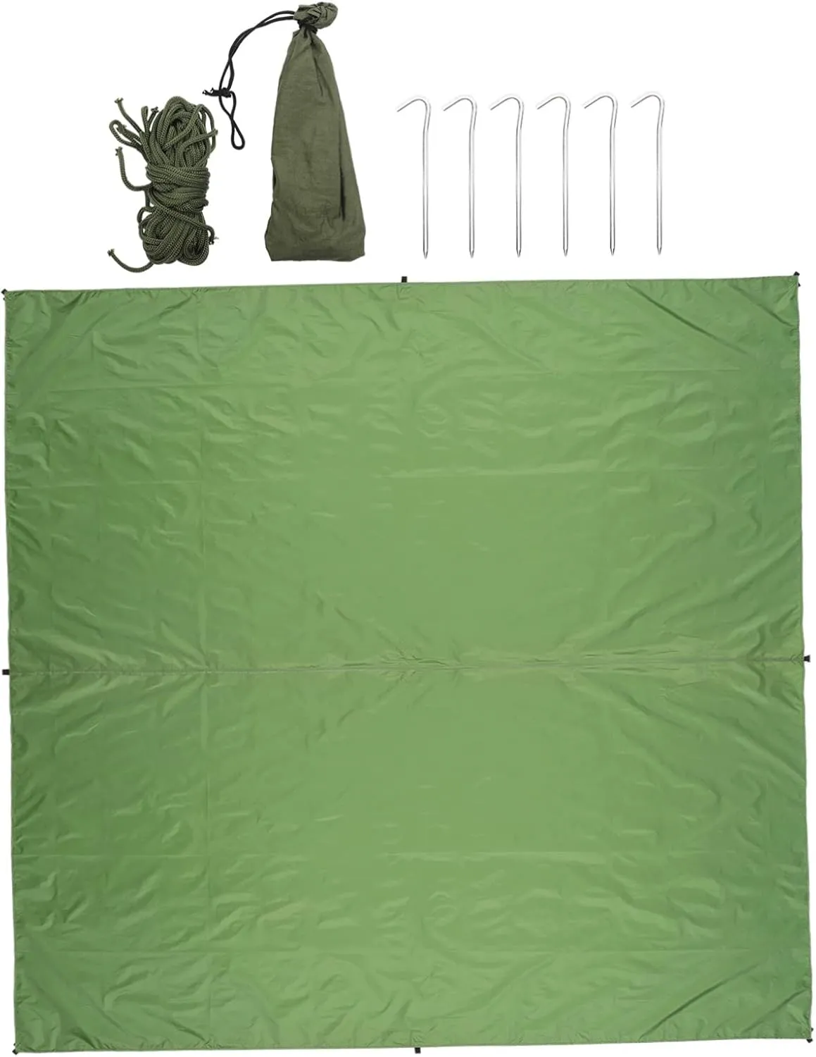 Portable Outdoor Tarp Beach Sun Shelter Tent Waterproof Camping Accessory Hiking Supply Durable Material
