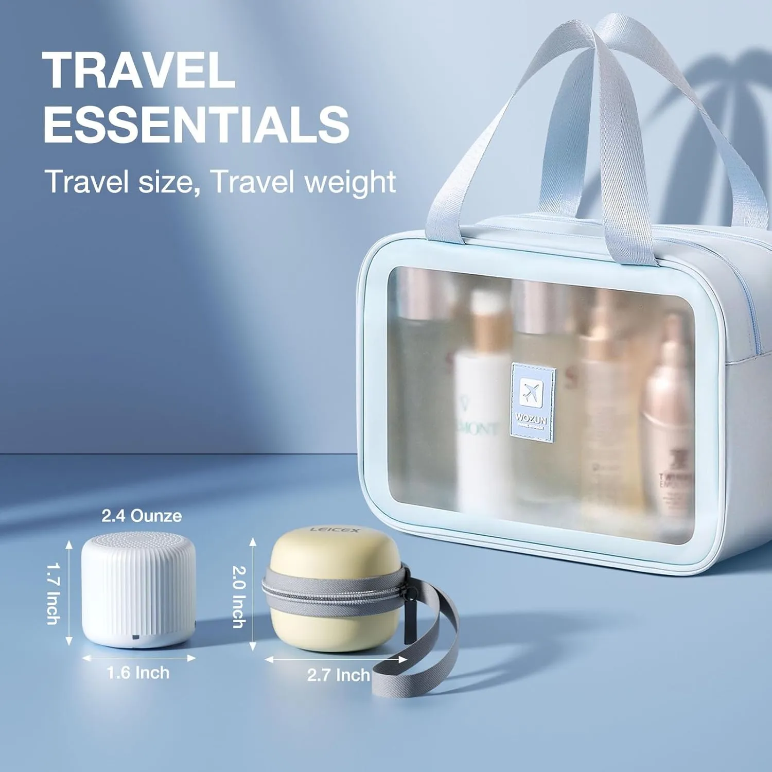 Portable Sound Machine   Travel Case, Mini White Noise Machine for Sleeping & Travel Case