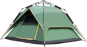 Portable Tent,Family Tent,Pop Up Tents,Outdoor Camping for 1-4 Person Automatic Opening Double Layer Tent