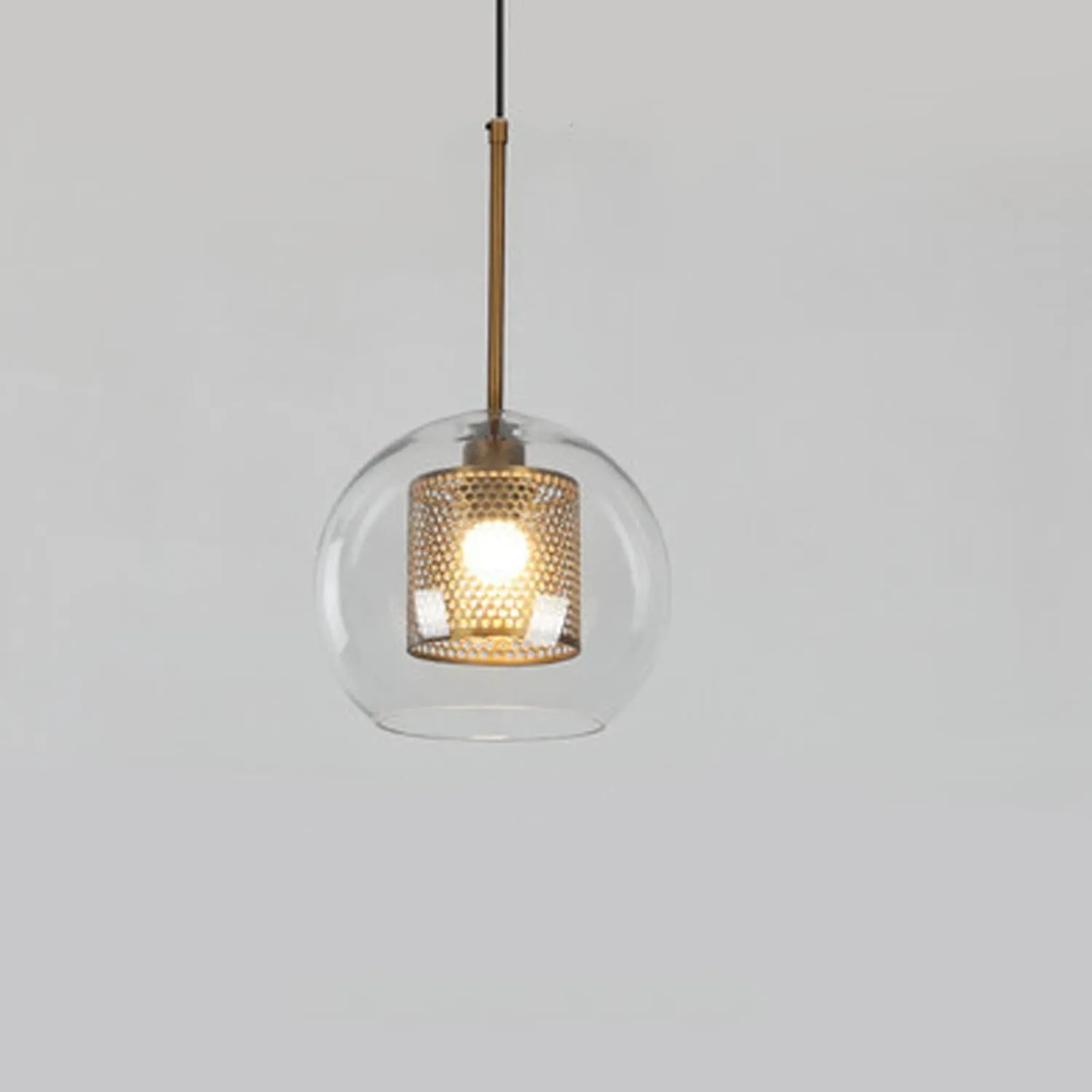 Postmodern Design Droplight Retro Industrial Loft Indoor Pendant Light Concise Glass Dining Room Hanging Lamp Bar Home Study Chandelier,Chandeliers Light Fixture