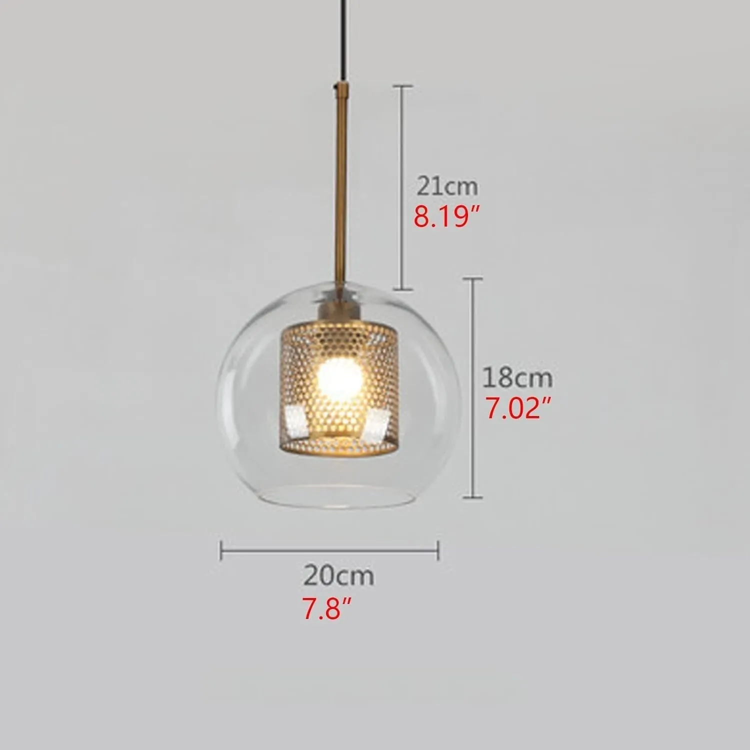 Postmodern Design Droplight Retro Industrial Loft Indoor Pendant Light Concise Glass Dining Room Hanging Lamp Bar Home Study Chandelier,Chandeliers Light Fixture