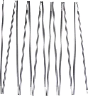 Preassembled Tent Poles Replacement, Gray 7001 T6 Heated Aluminum Tent Poles 1 Pole Pack
