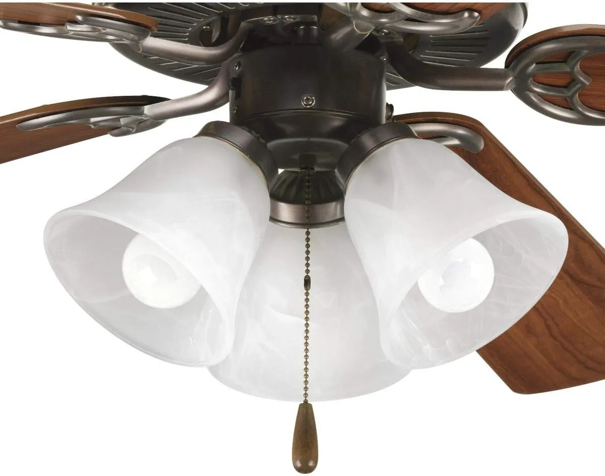Progress Lighting P2600-20WB Fan Light Kit, Brown