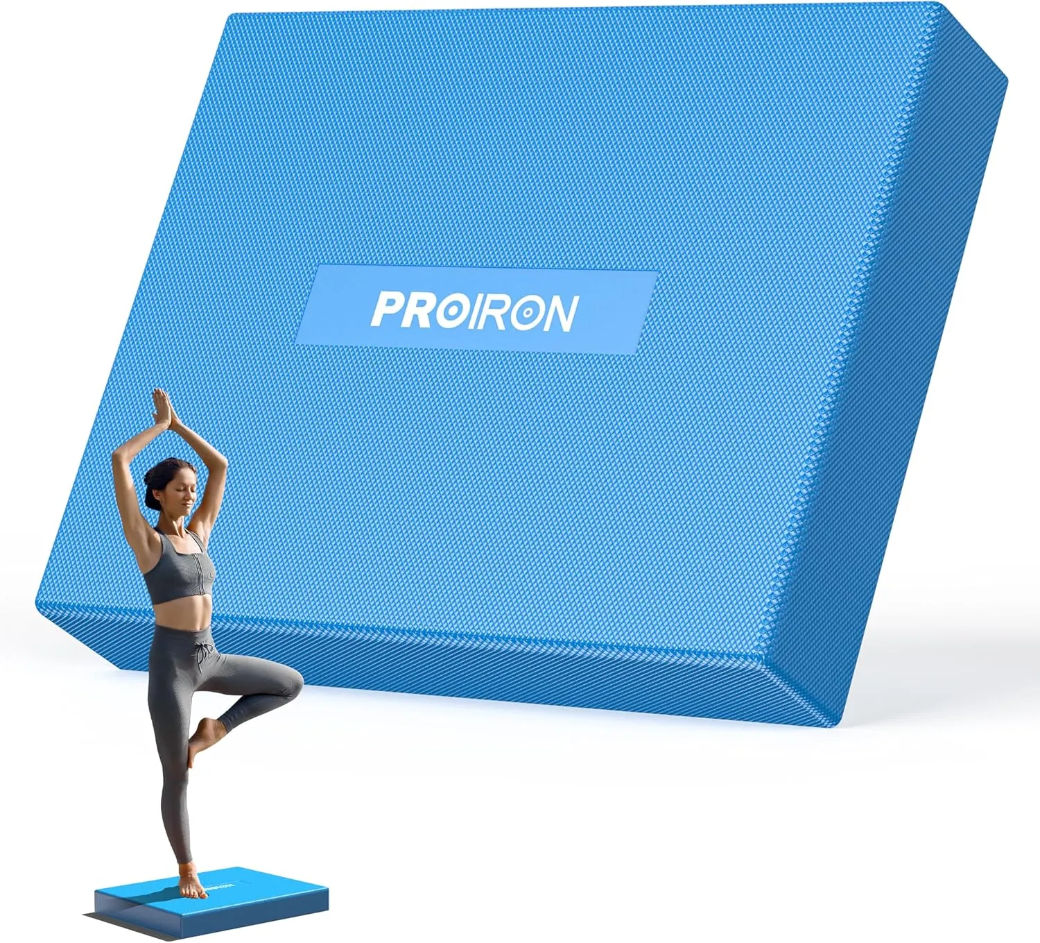 PROIRON Balance Pad,Super Wear-resistant PU- NOT TPE!!!- Foam Balance Pad with Superb Rebound Performance for Stability Training,Physical Therapy,2.2 Inch Extra Thick Anti Fatigue Mat,Standing Desk Mat Office Home