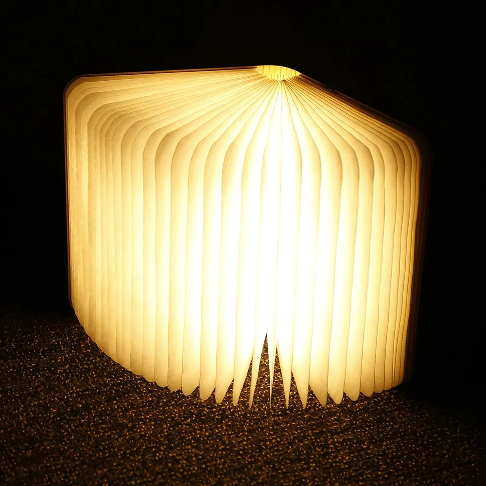 QL01 Warm White LED Wooden Folding