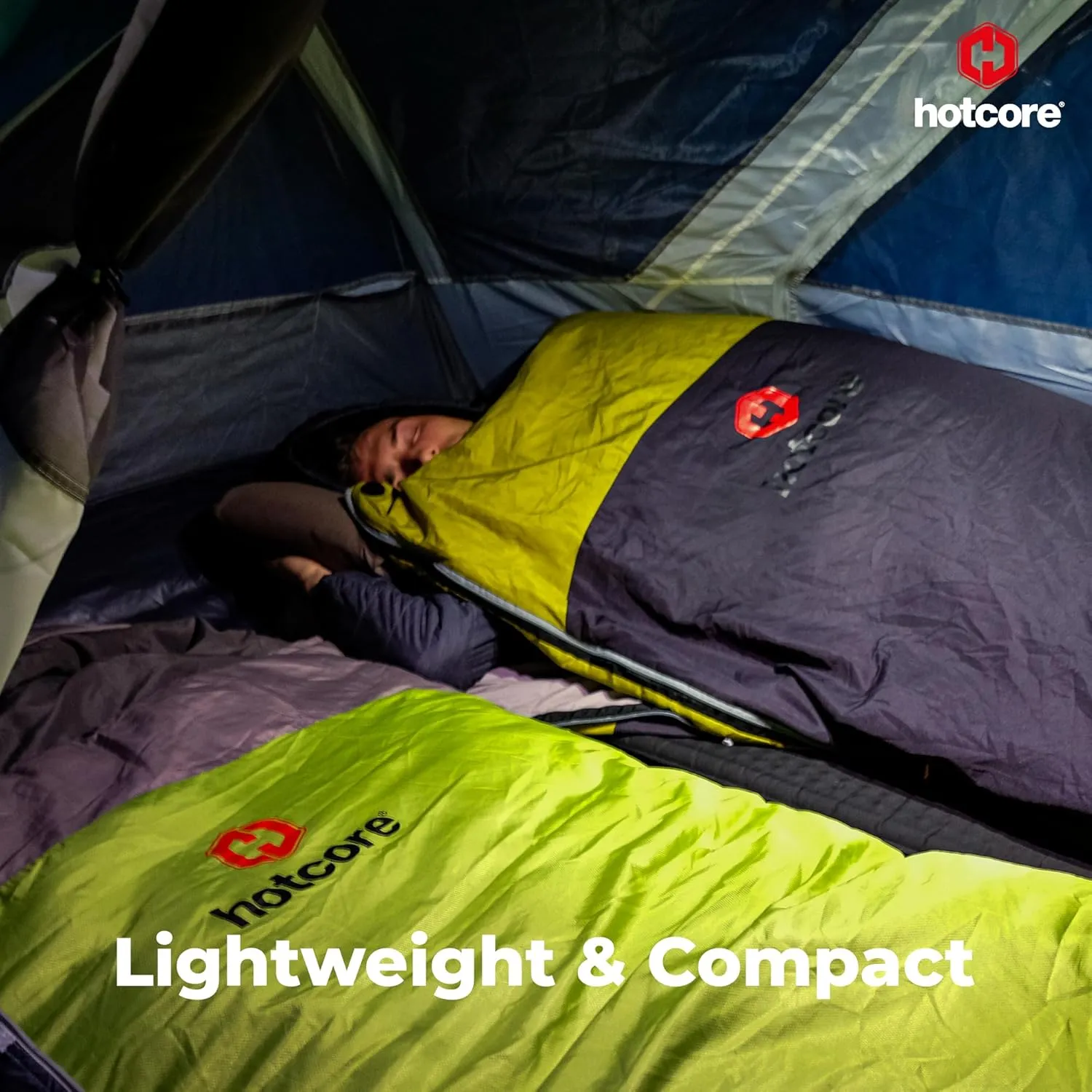 R Series Sleeping Bag, Lightweight Compact, 90" x 34" - Multi Season, Temperature Rating of 44°F to -22°F (7°C to -30°C) Between 3 Models