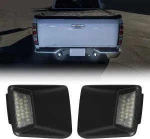 R&F Auto 21-SMD LED License Plate Light Replacement for Colorado Canyon 2004-2012 Pickup Truck 6000K Diamond White Rear Bumper Tag Lamp, Replace OEM# 20985454, 20985455