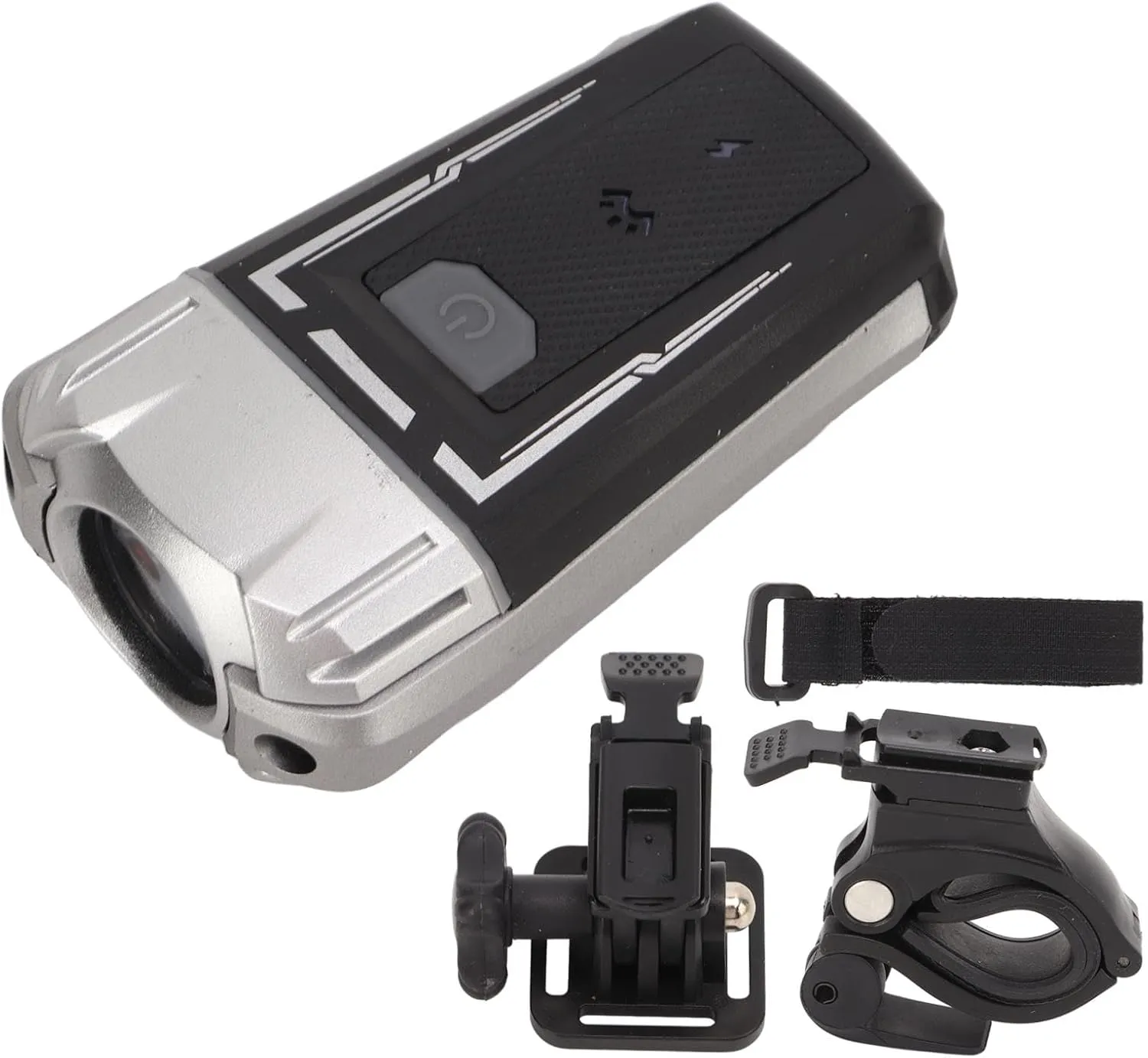 [Rechargeable Bike Light] USB Waterproof Headlight - 4 Modes Front Light for Outdoor Cycling - Bright &-Lasting - Perfect for Night Rides