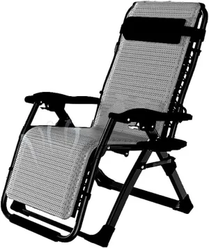 Recliner,Recliner Folding Camping Chair,Adjustable Beach Chairs,Outdoor Lounge Folding Chaise ?Longue,Padded Seat & Free Reclining Angle with Lock,for (Style-1