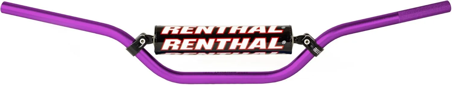 Renthal 809-01-PE-01-261 7/8 Bar RC High Purple 7/8-Inch MX/Enduro Handlebar
