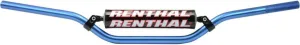 Renthal 966-05-BU-01-185 Blue 7/8" Aluminum Handlebar