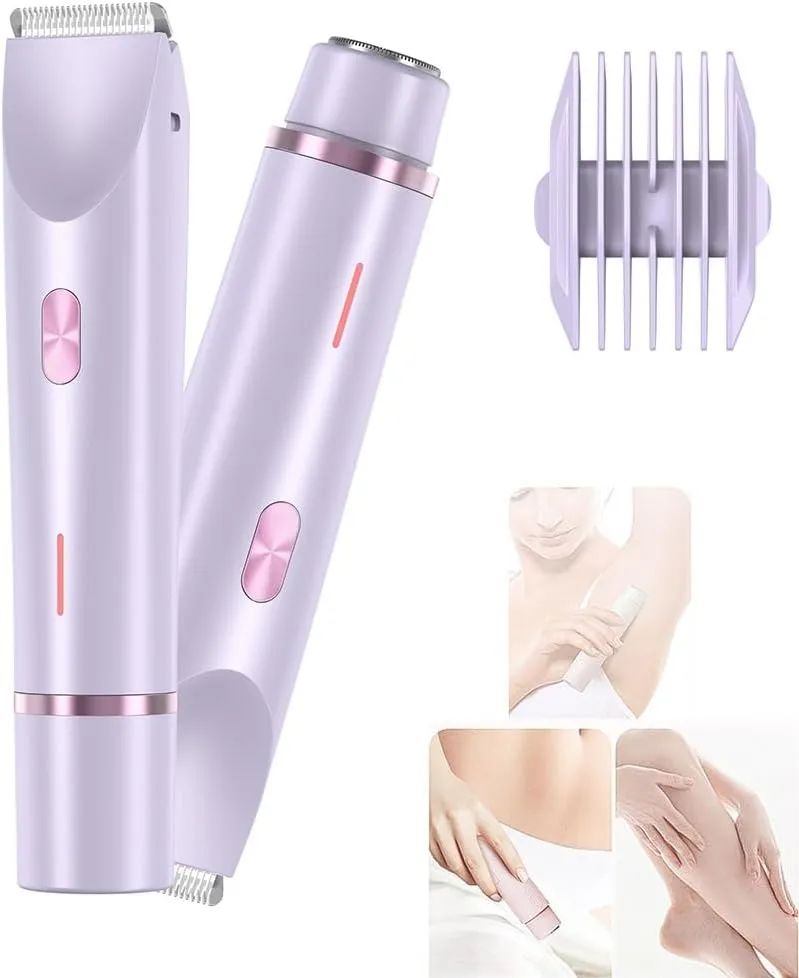 Reshline Shaver, 2025 New Reshline Electric Shaver Detachable Smooth Shave Razor 2 in 1 Electric Razors for Shaving Mini Wet and Dry Women Hair Remover for Leg Underarm(Purple)
