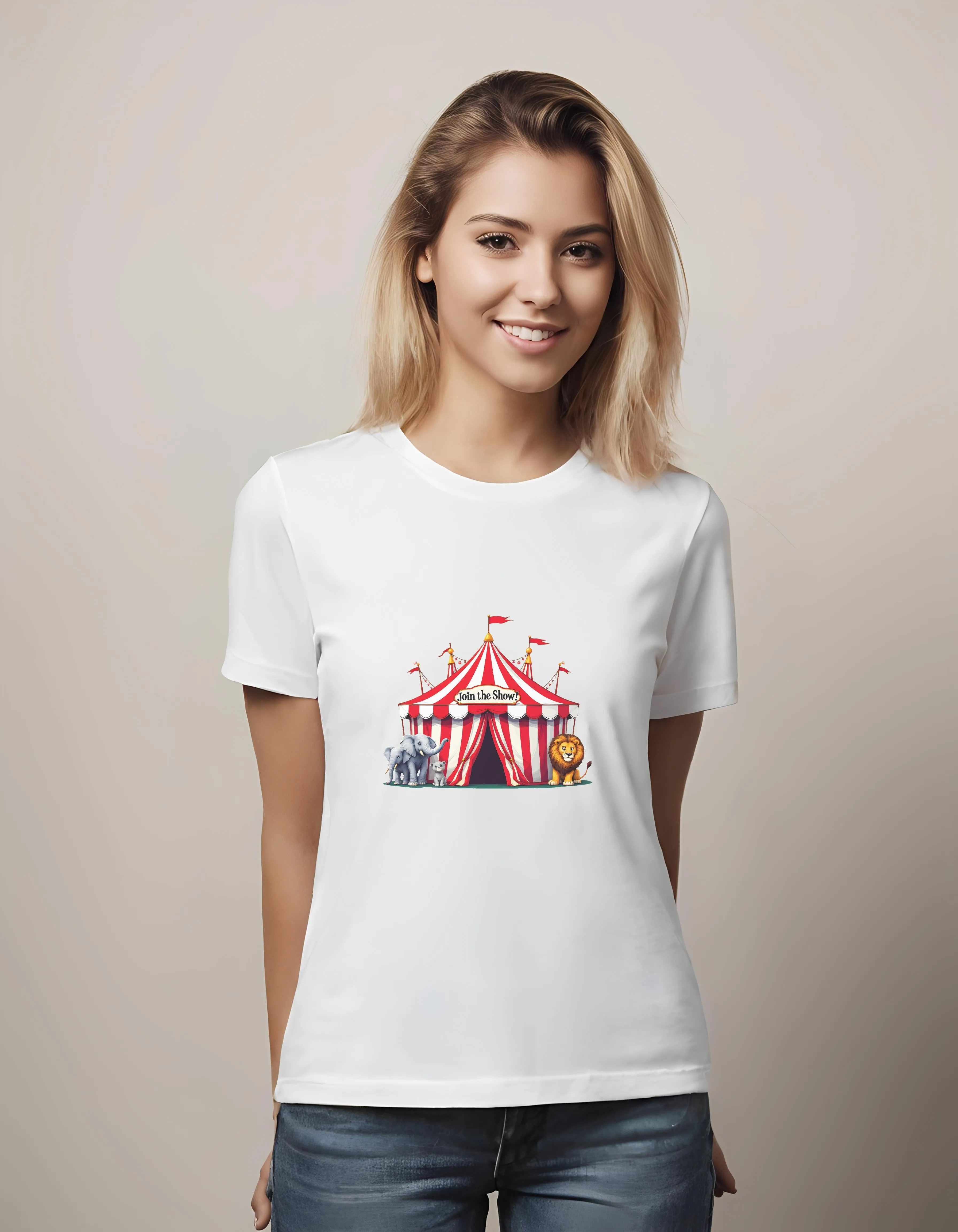 Retro Circus Tent Join the Show | Classic T-Shirt (Unisex)