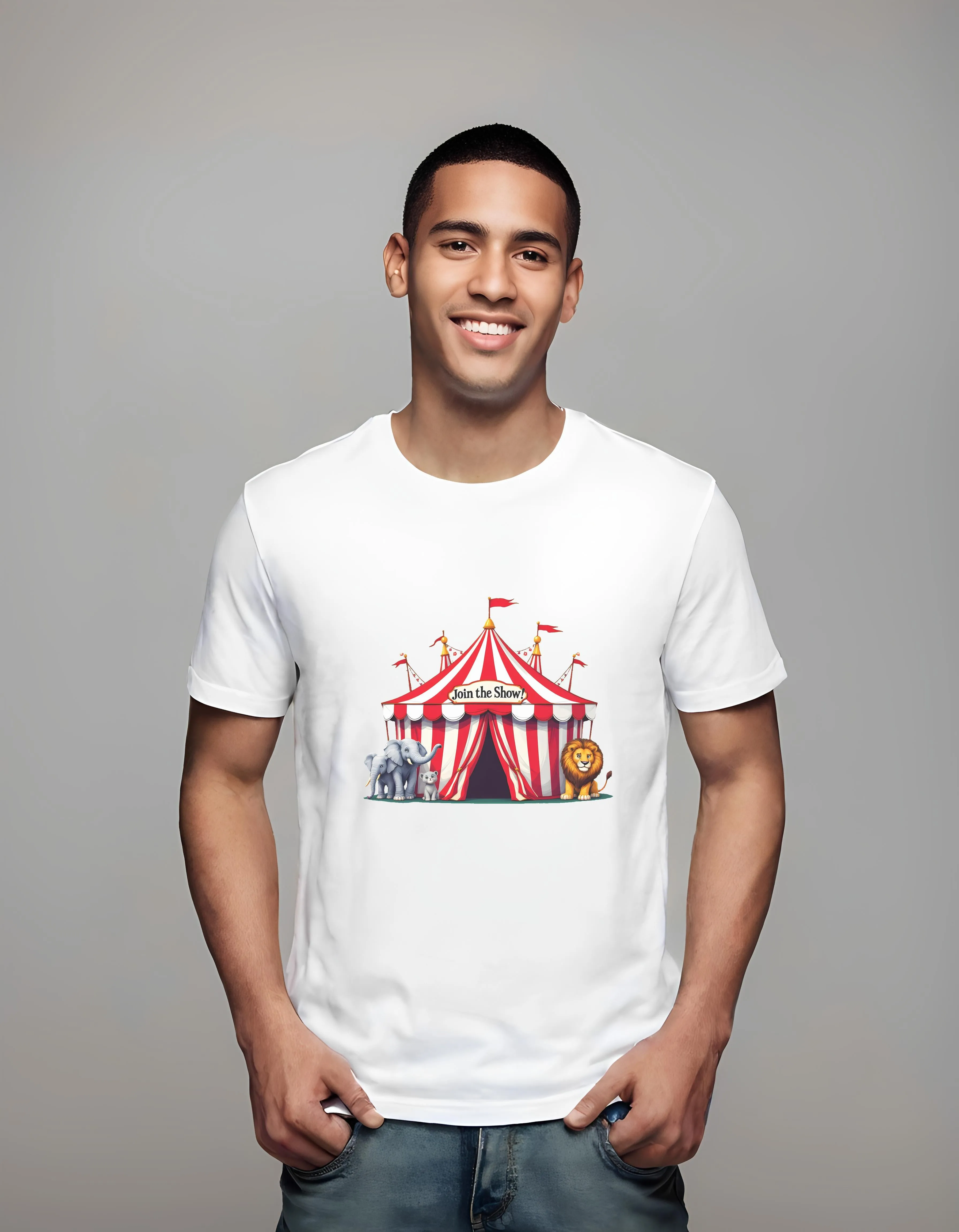 Retro Circus Tent Join the Show | Classic T-Shirt (Unisex)