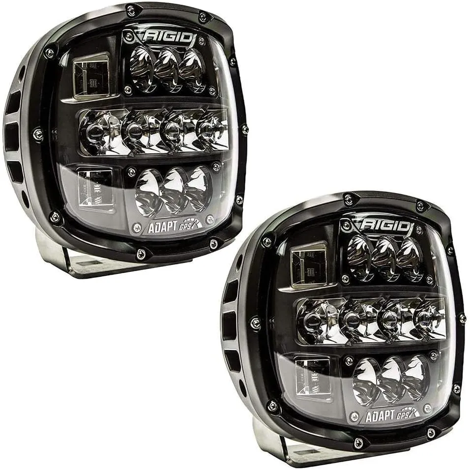 Rigid Industries 300415 Powersports LED Light - Pair, Clear